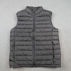 Stanley Stella Climber Vest Mens Small Black Quilted Puffer Insulated Atlas Logo